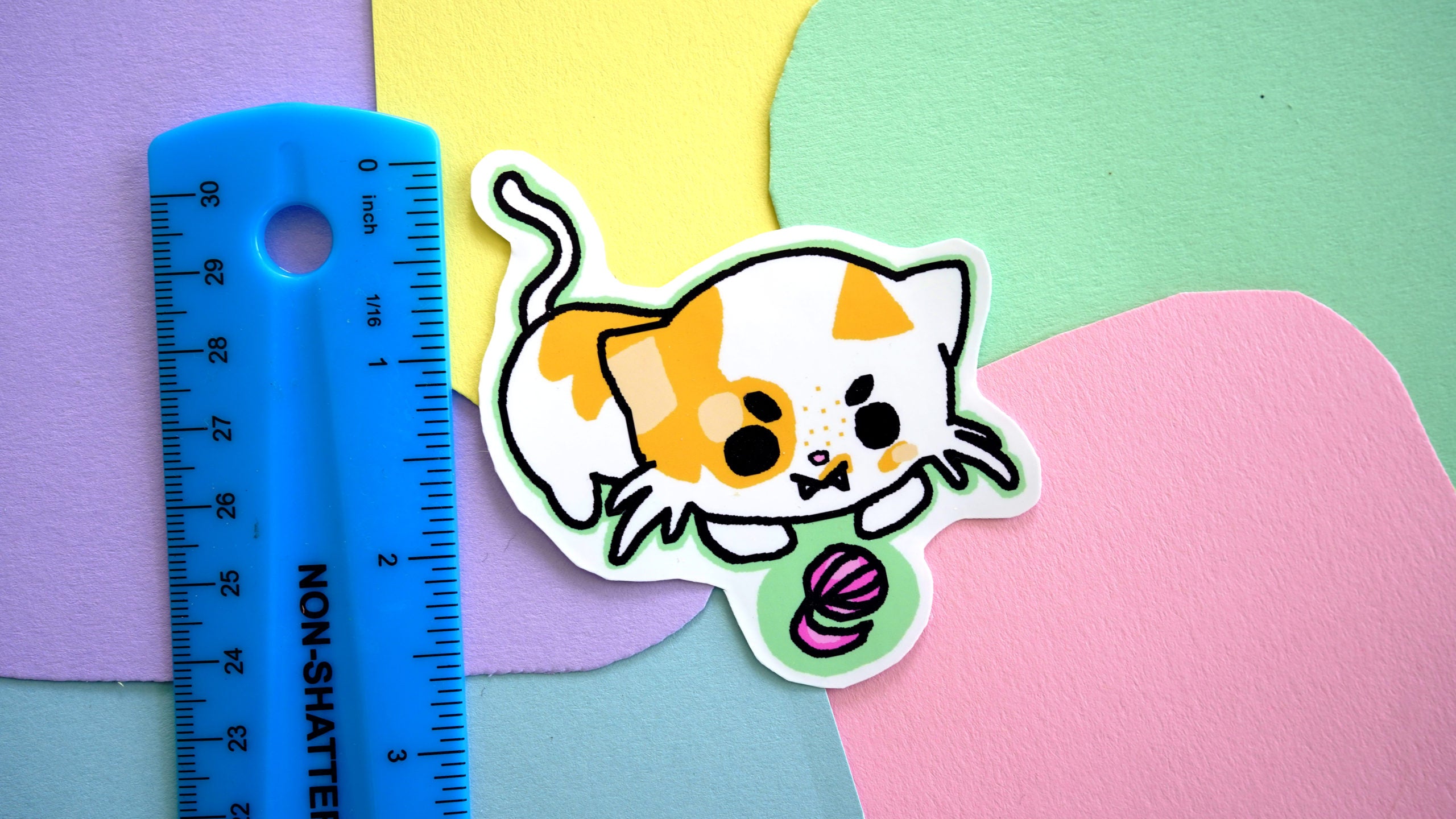Playful Cat Sticker image 1
