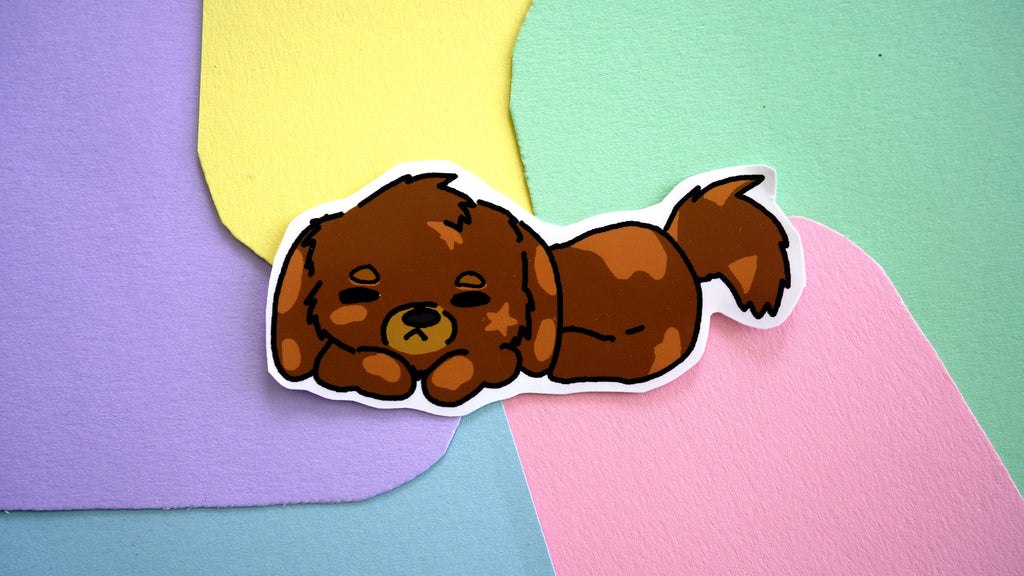 Sleeping Dog Sticker image 0