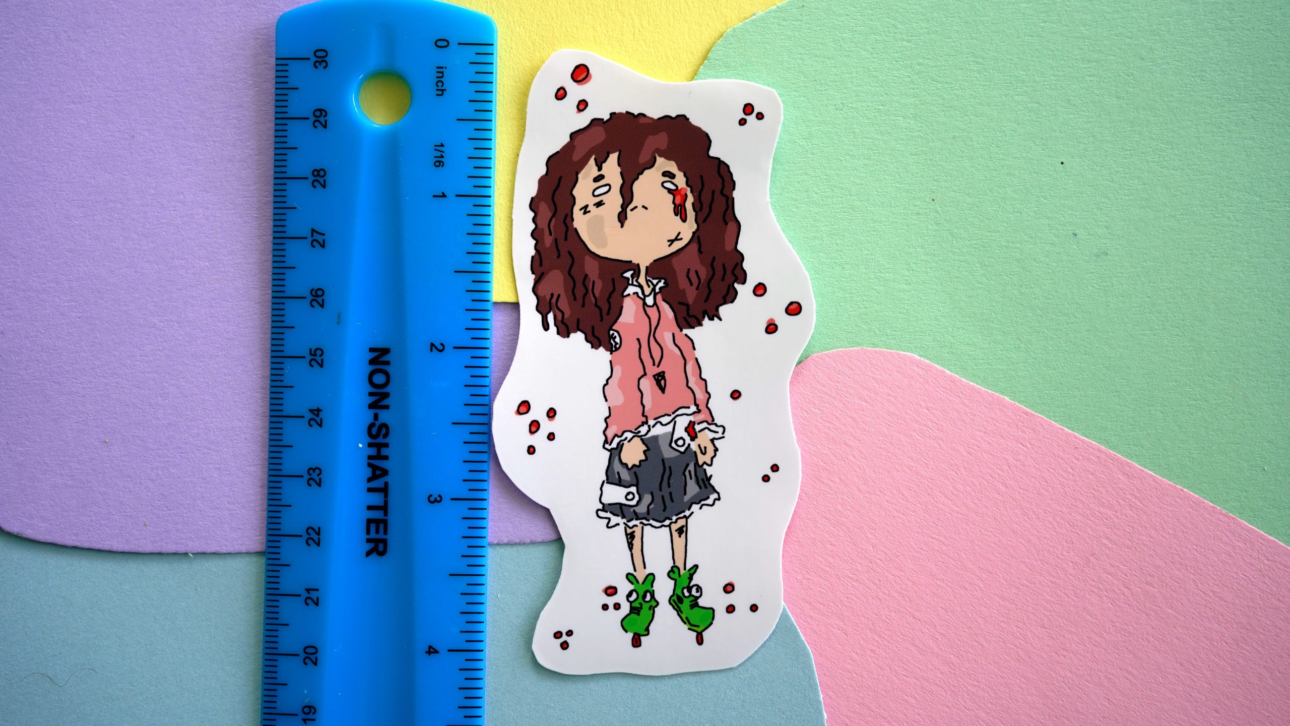 Possessed Girl Sticker image 1