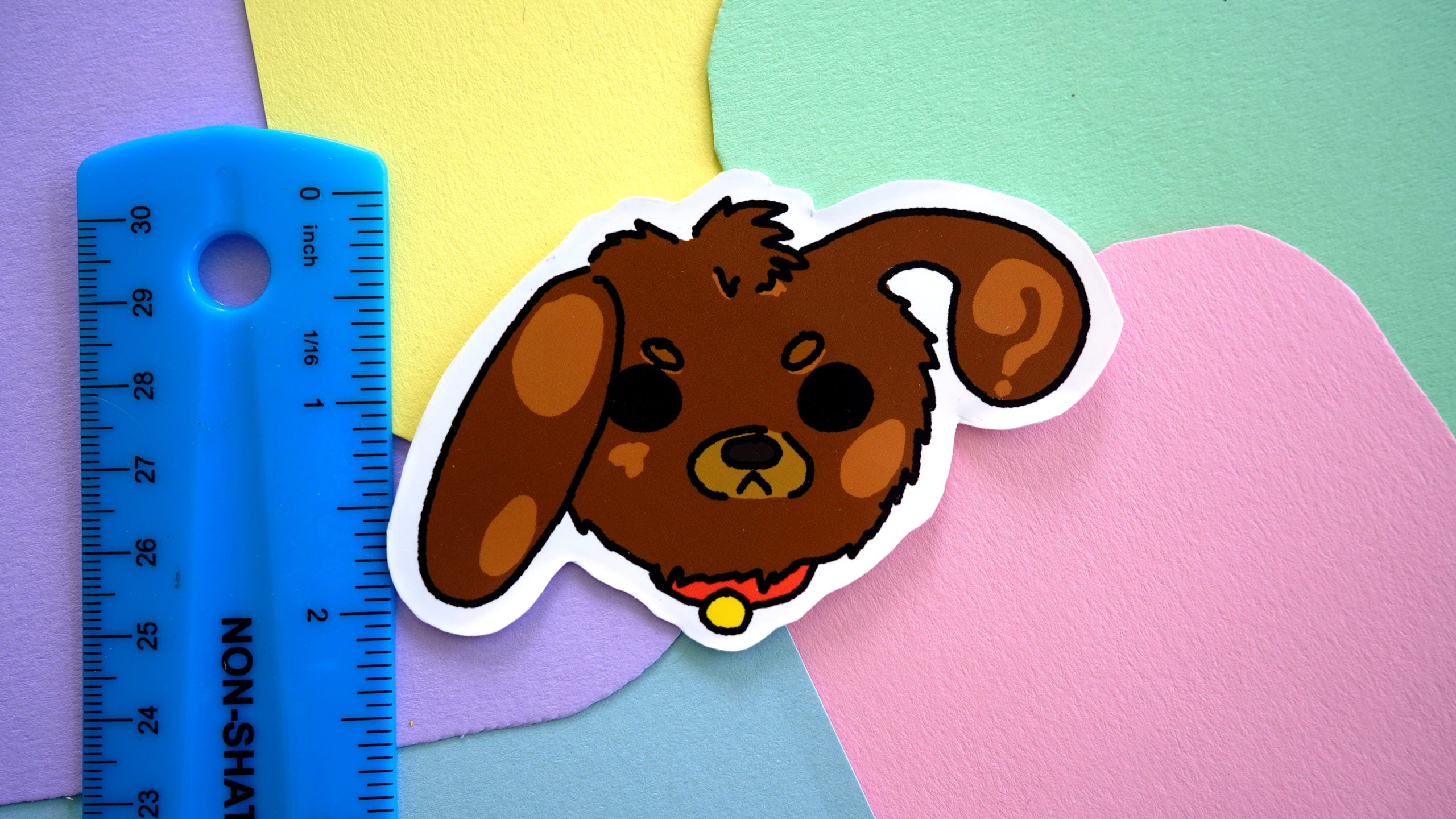 Curious Dog Sticker image 1
