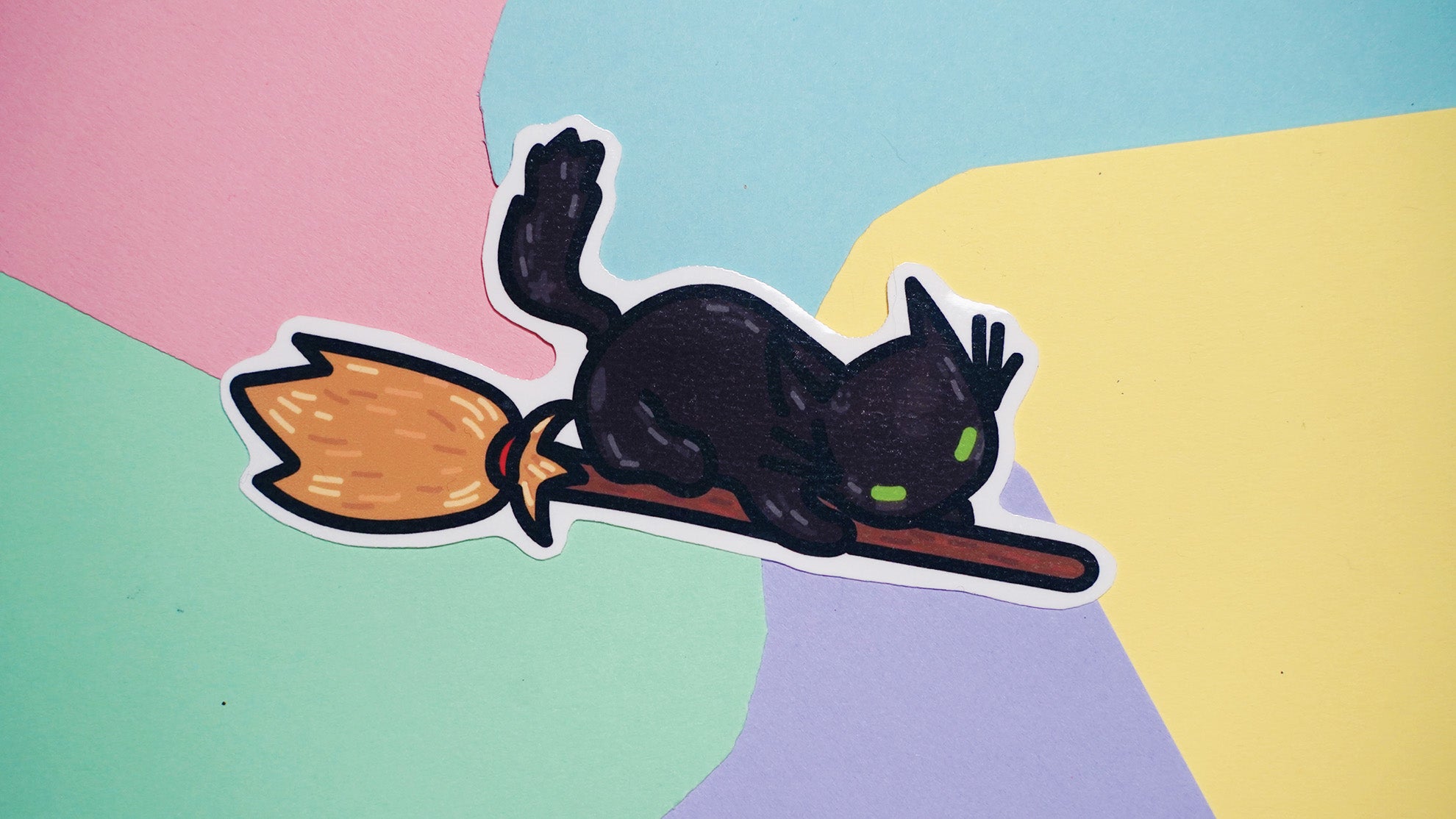 Black Cat Halloween Stickers image 5