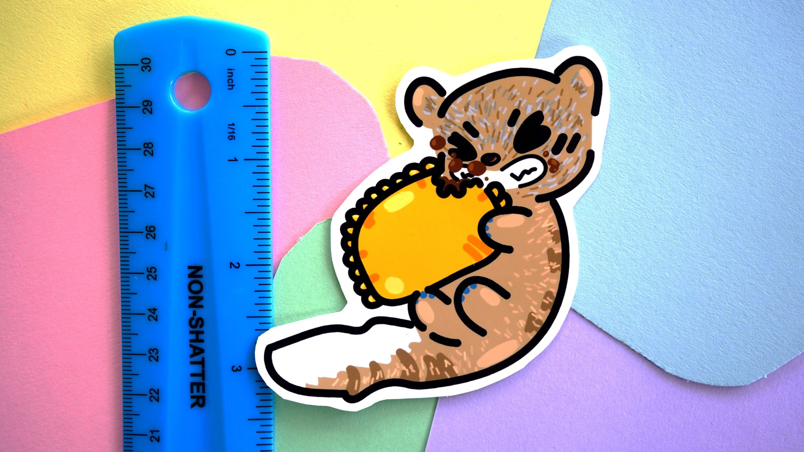 Mongoose with Beef Patty Sticker image 1