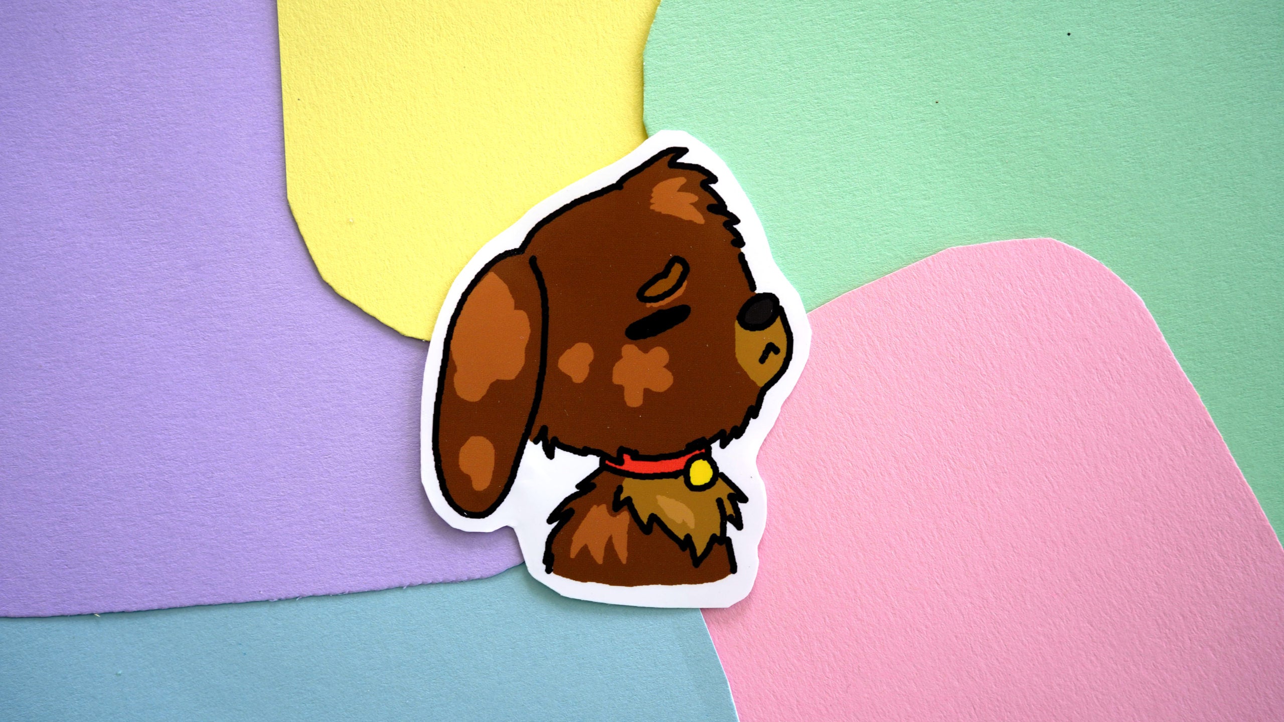 Calm Dog Sticker image 0