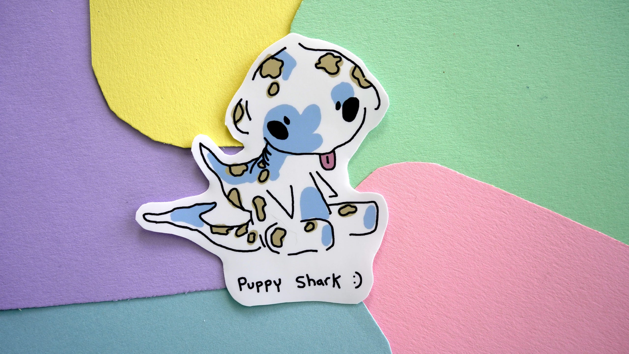 Puppy Shark Sticker image 0