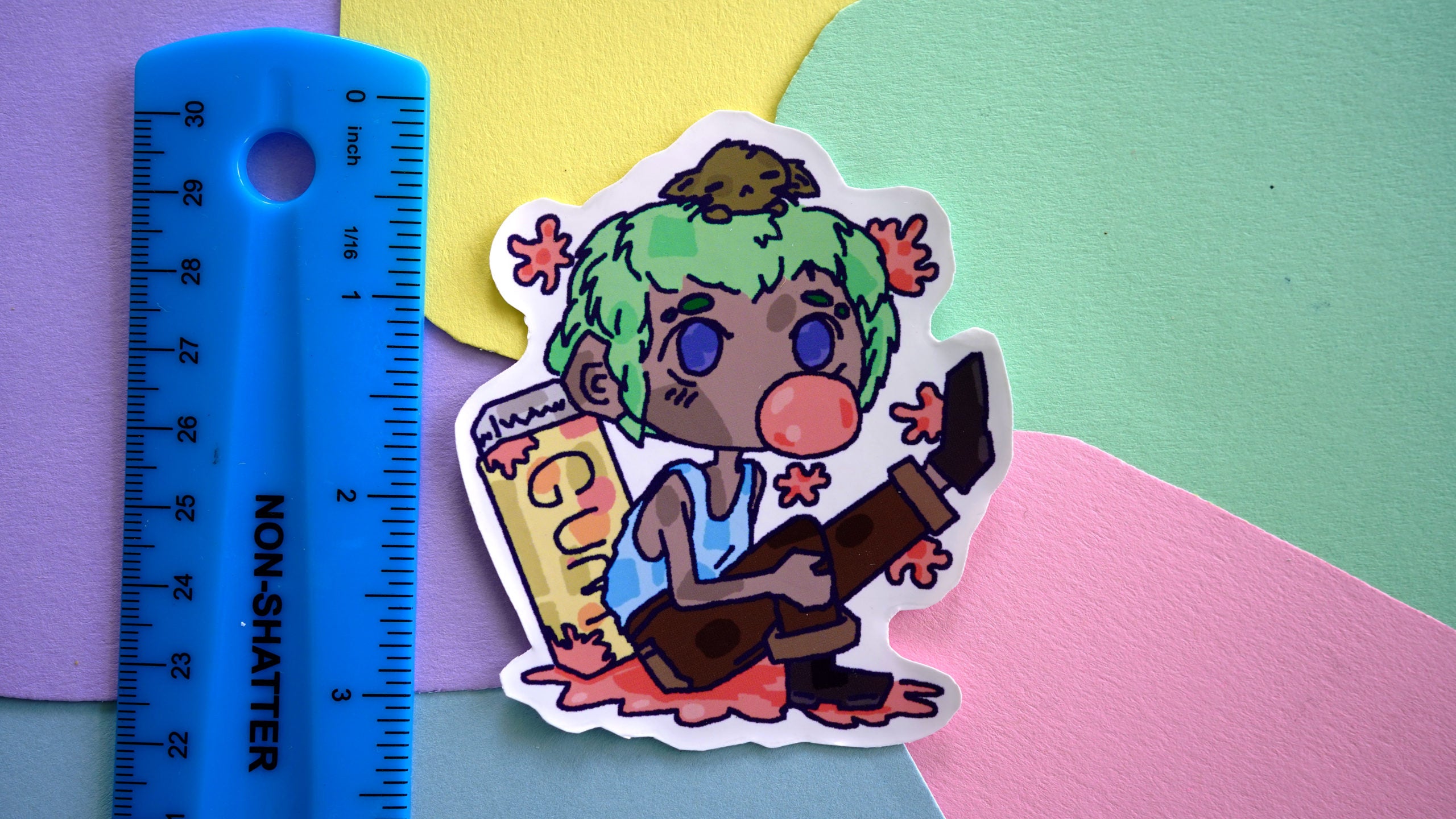 Bubble Gum Comfort Character Sticker image 1