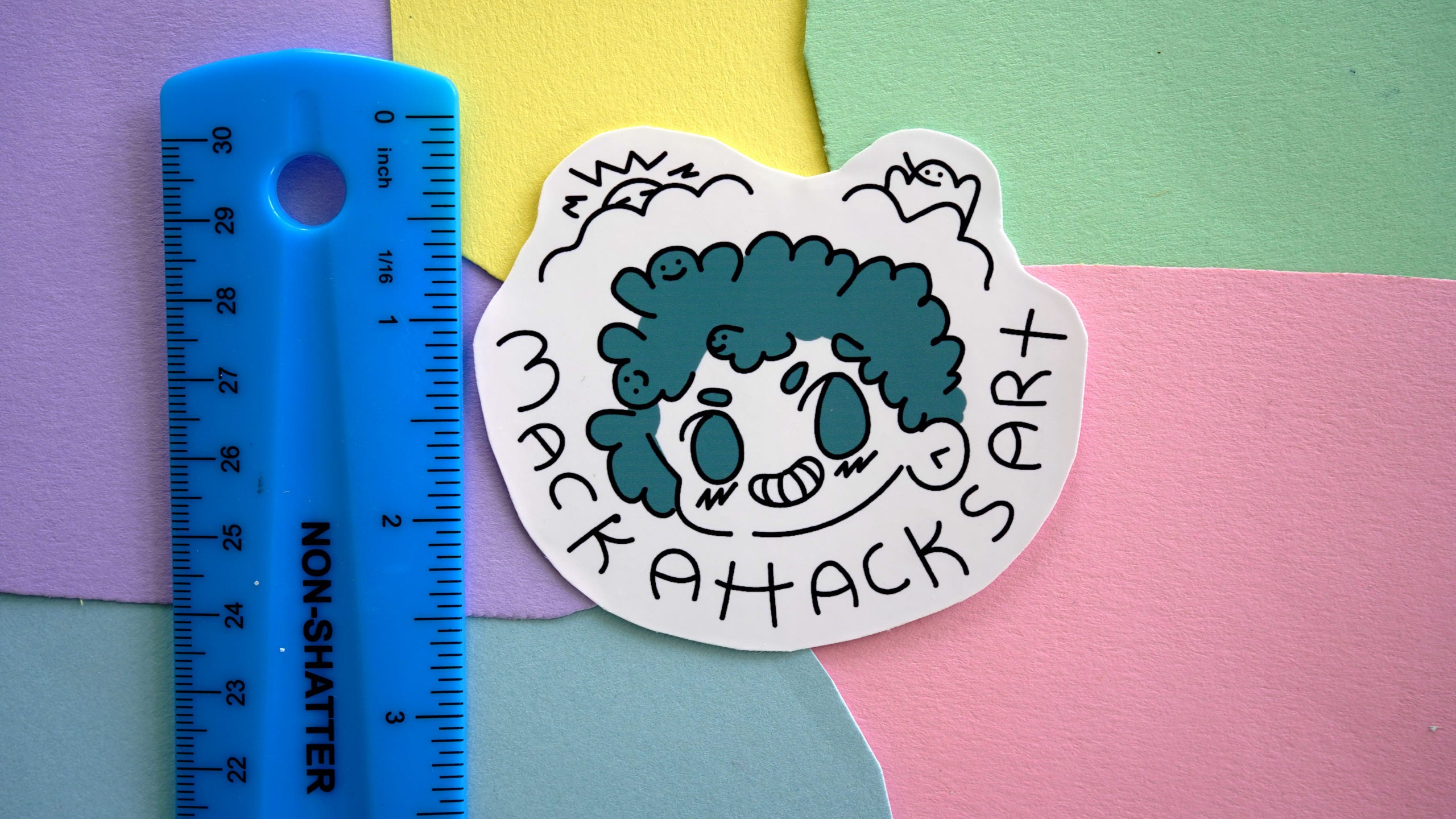 MackAttacksArt Sticker image 1