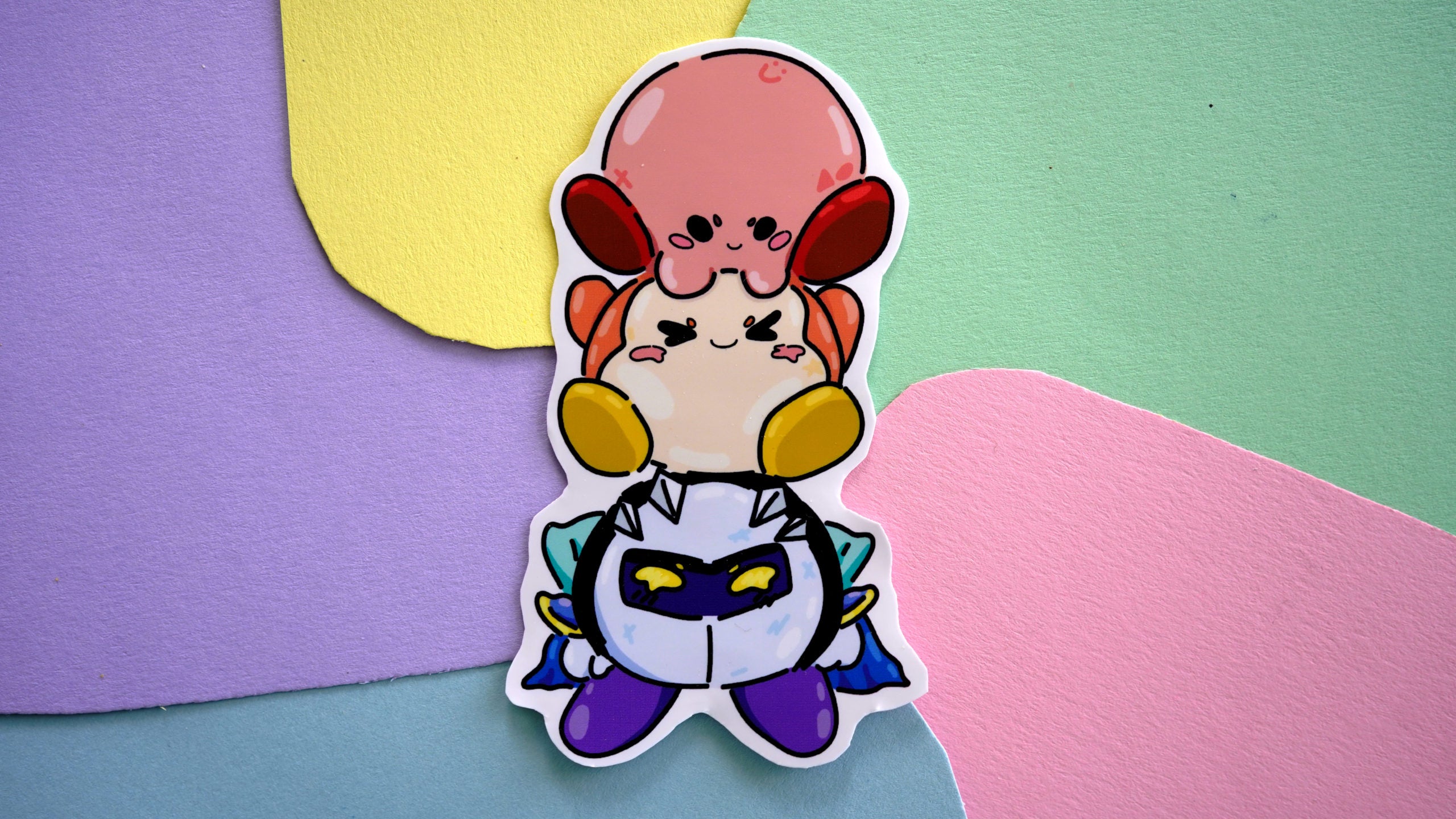 Kiirby, Waddle Deee, and Meta Sticker image 0