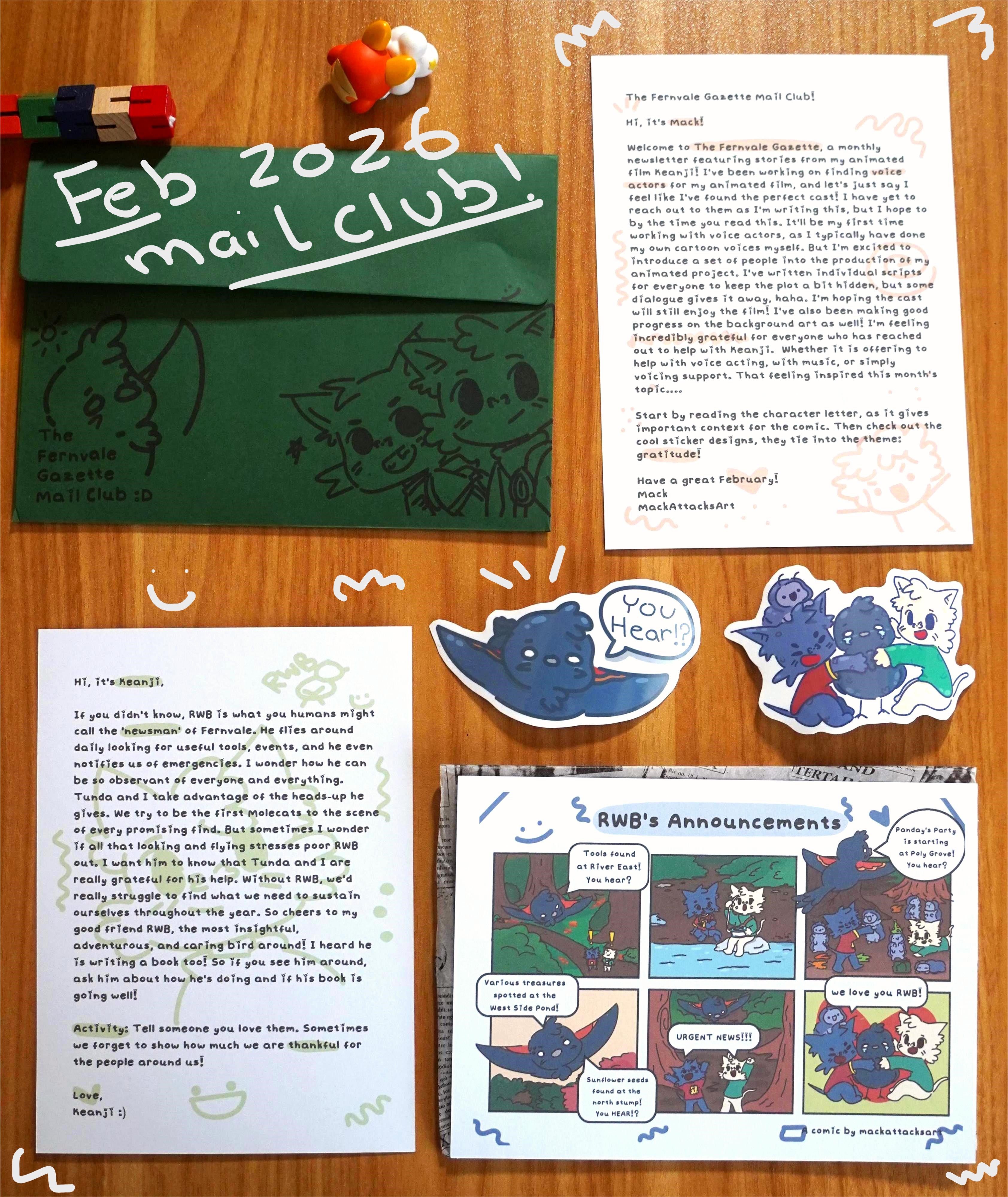 The Fernvale Gazette Mail Club