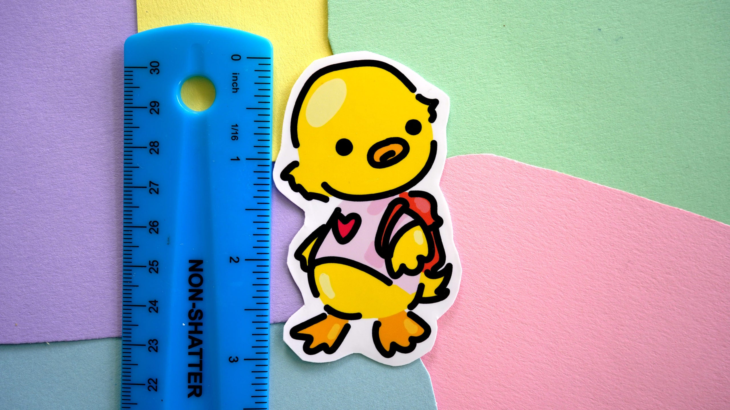 Backpack Duck Sticker image 1