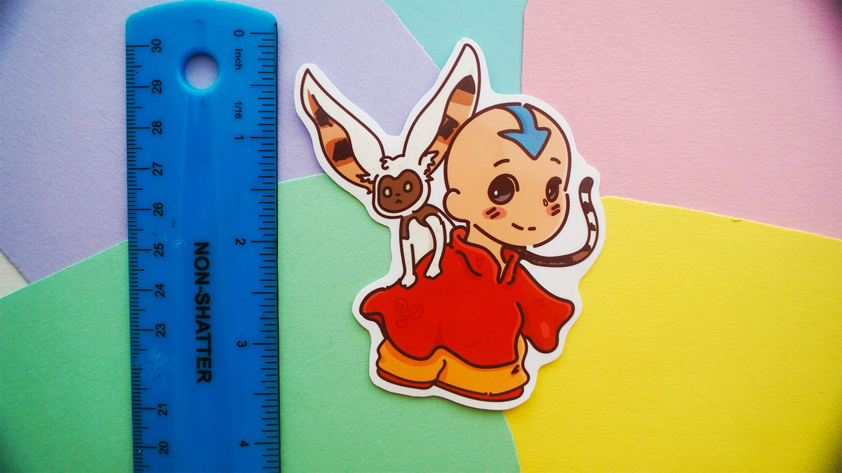 Aaang and Momoo Sticker