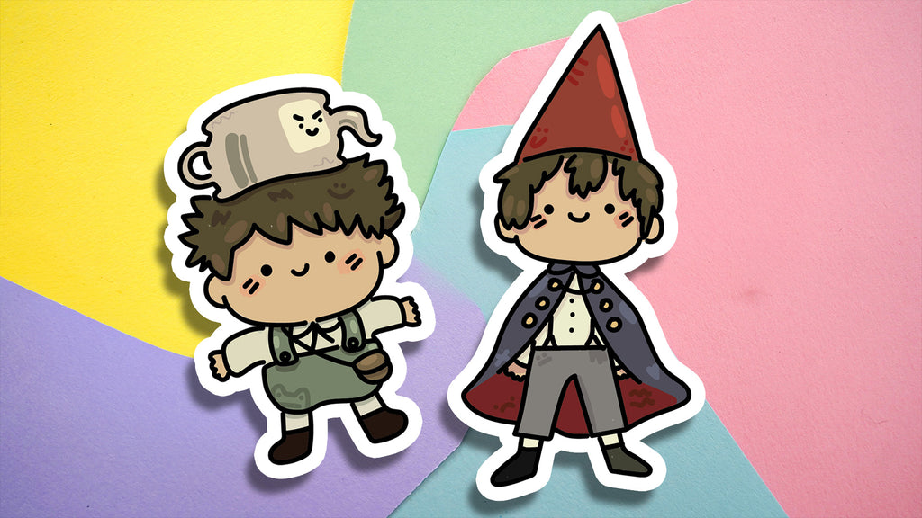 Over The Garden Wirt and Greg Fan Art Stickers