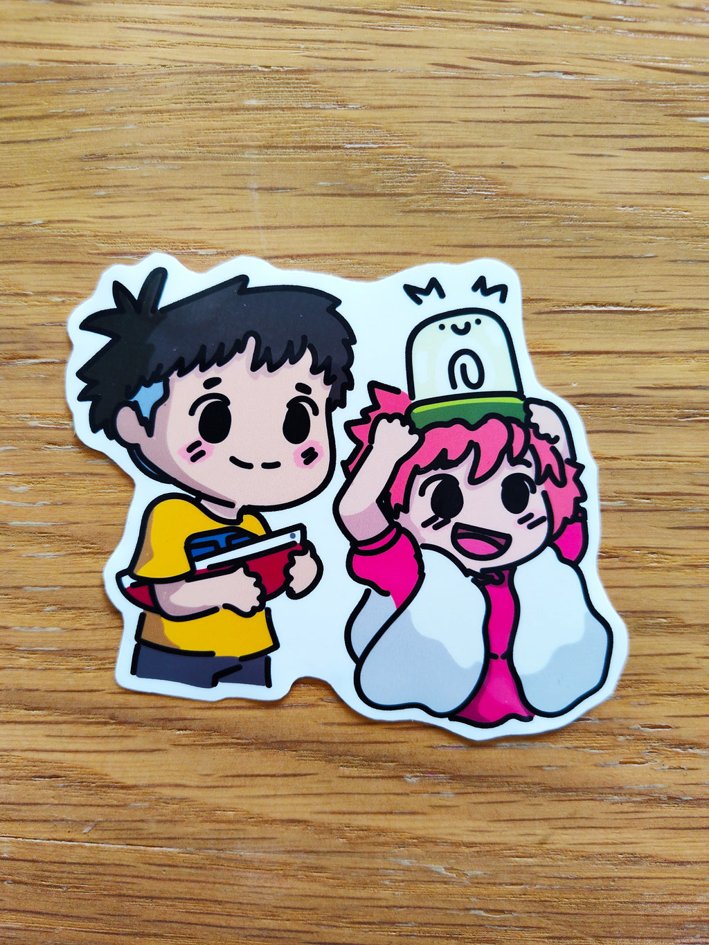 Ponyo and Sosuke Sticker
