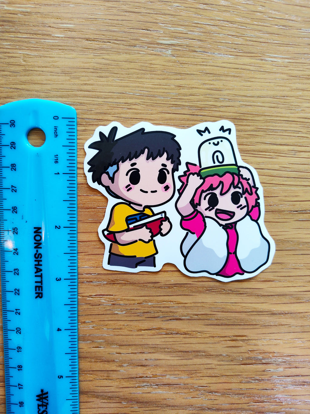 Ponyo and Sosuke Sticker